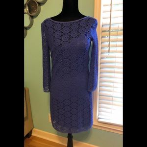 Lilly Pulitzer Periwinkle Lace Dress